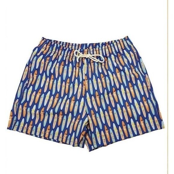 Two Left Feet Swimwear Men's Sz Small Swim Trunks Board Shorts Long Board Babes - Picture 5 of 14